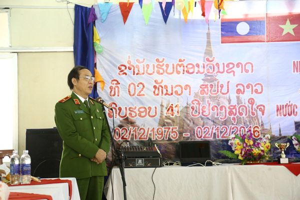 Thiếu tướng, GS.TS Hồ Trọng Ngũ, Phó Giám đốc Học viện CSND đề nghị các học viên Lào tiếp tục nỗ lực, phấn đấu, khắc phục mọi khó khăn để đạt kết quả cao trong quá trình học tập, rèn luyện tại Học viện CSND.